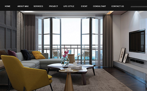 MAX 室內設計【高端設計、扁平式】